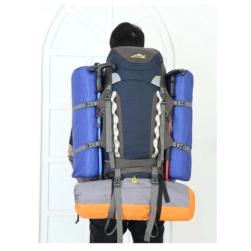 Вместительный рюкзак для походов на открытом воздухе 60 л мужчин и женщин