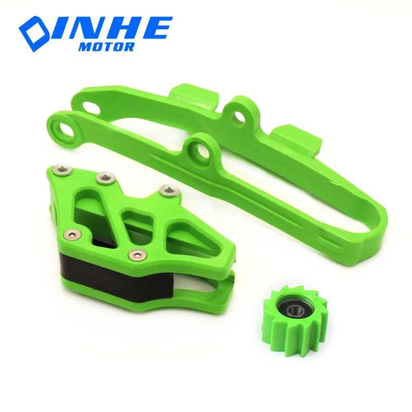 FOR Kawasaki KX250F KX250 KX450F KX450 KLX450R Motorcycle Chain Rear Swing Chain Guide Plate Roller Guard 2009-2018