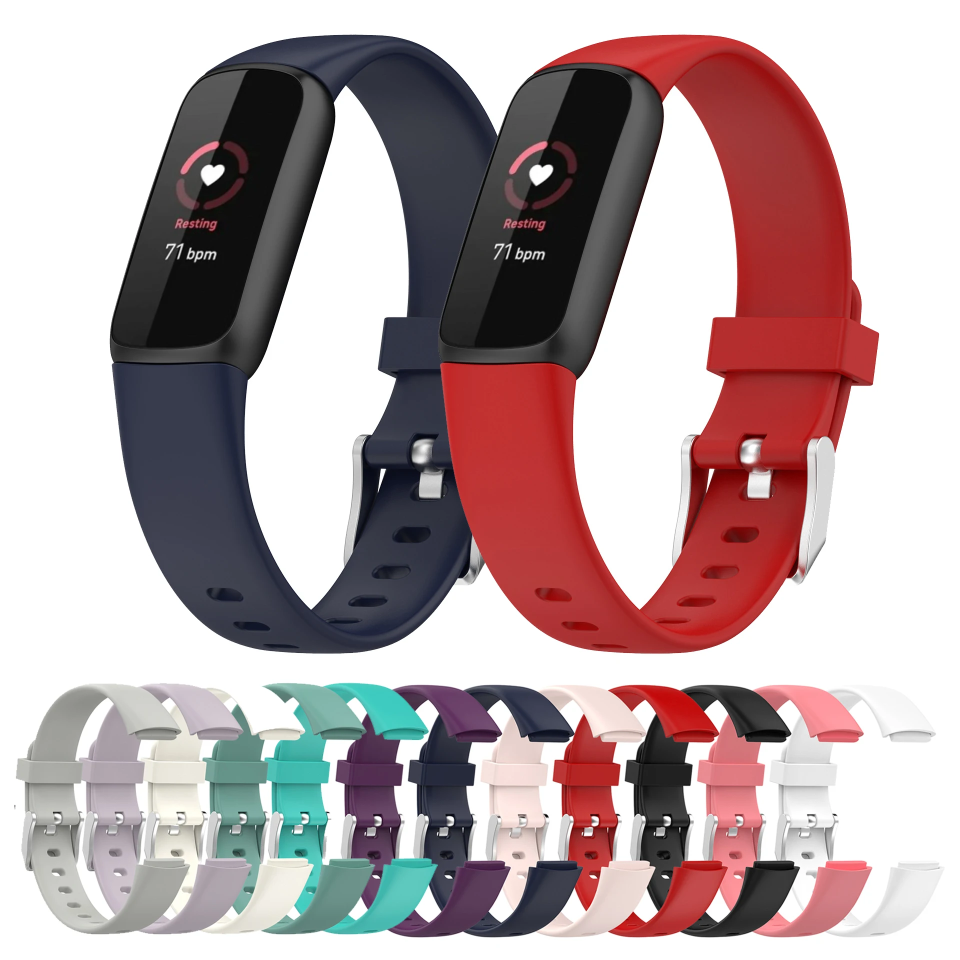

Ремешок для Fitbit Luxe, мягкий силиконовый ремешок на запястье для Fitbit Luxe, ремешок для смарт-браслета, ремешок для часов, аксессуары для браслета