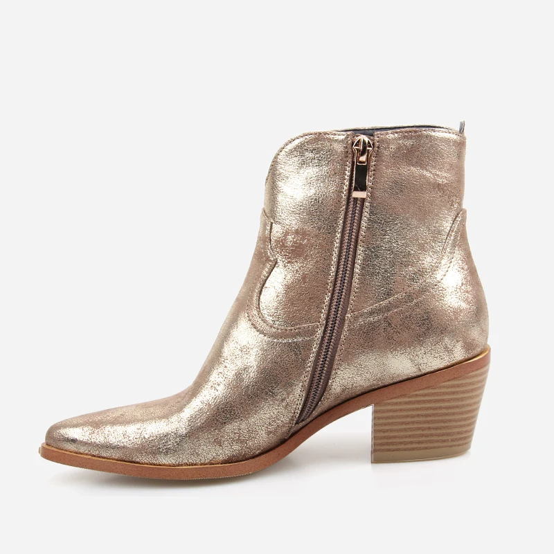 Популярные женские ботинки в стиле ретро Винтажные коричневые ботильоны на