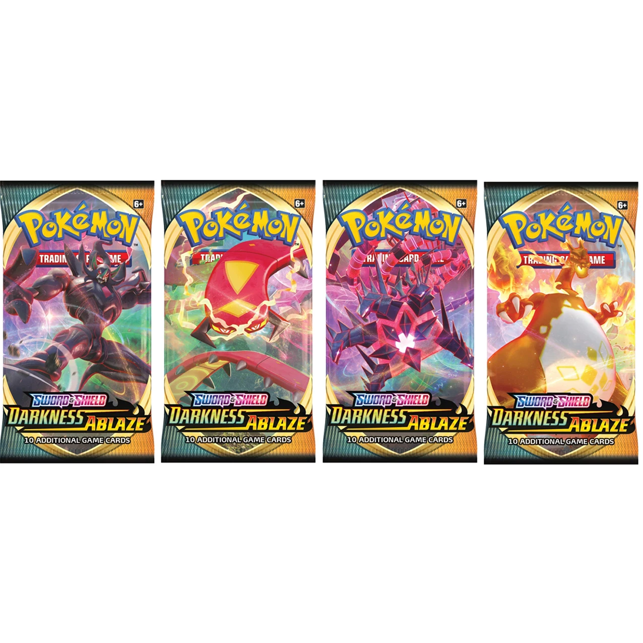 

324Pcs Newest Pokemon Cards Tcg: Sword & Shield Darkness Ablaze Booster Box Collectible Tradiner Card Games Toys for Kid