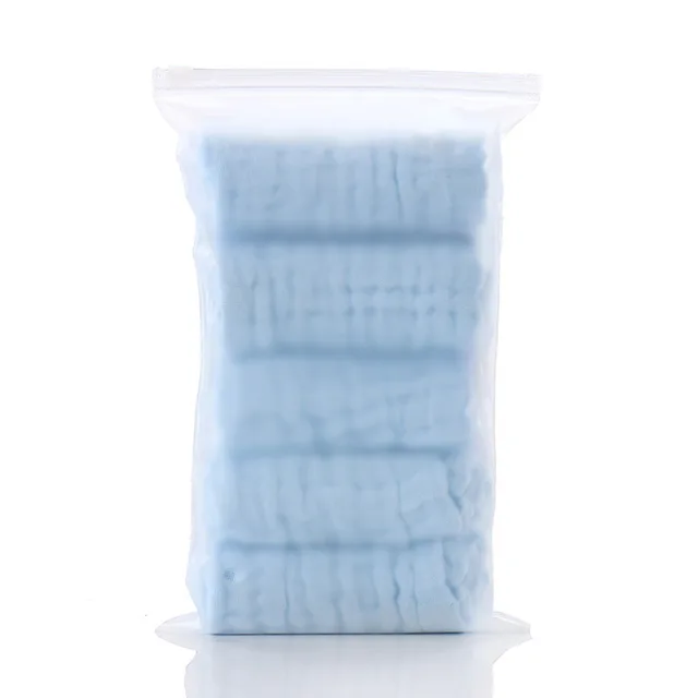 5pcs/lot Muslin 6 layers Cotton Soft Baby Towels Baby Face Towel  Handkerchief Bathing Feeding Face Washcloth Wipe burp cloths 5
