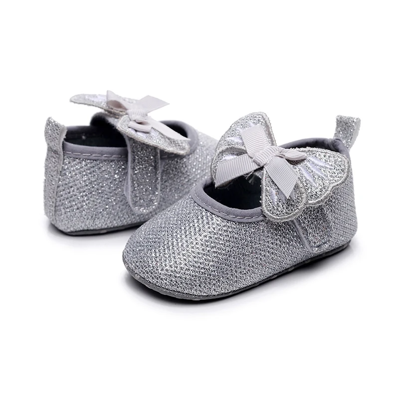 

Baby Girl Shoes Mesh Bow Casual Soft Bottom Toddler Infant First Walkers