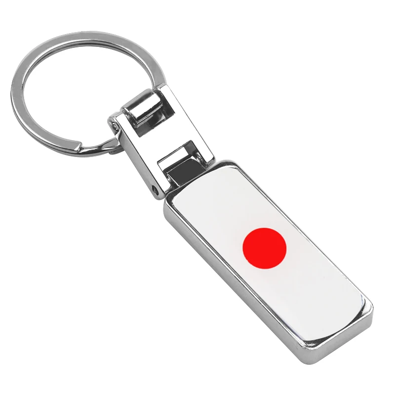 

Для KAWASAKI SUZUKI Honda Toyota Nissan Mazda Mitsubishi японский флаг эмблема автомобильный брелок подарок Япония брелок кольцо