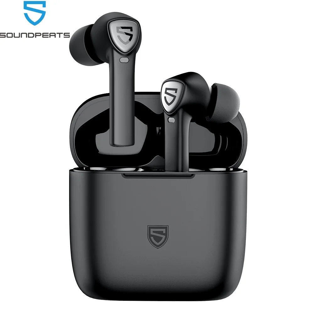 

SoundPEATS TrueCapsule2 True Wireless Earbuds with 4 Mics, in-Ear Detection,cVc 8.0,Single/Twin Mode Bluetooth 5.0 Eardphones