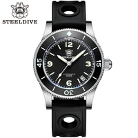 steeldive sd1952 316l stainless steel 30atm water resistant ceramic bezel automatic japan nh35 dive watch