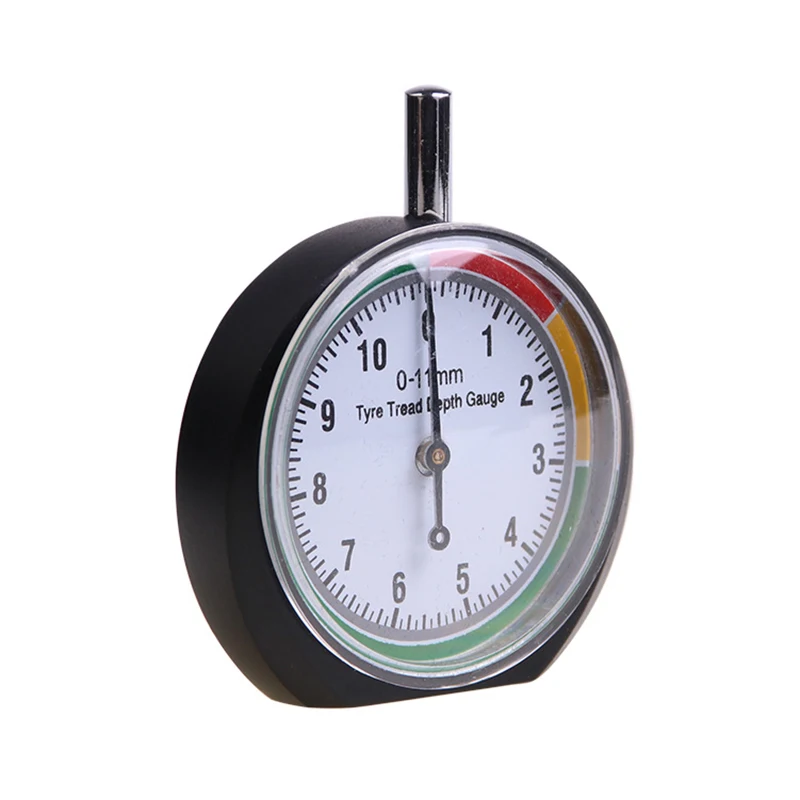 Круглый циферблат портативный измеритель давления в шинах из нержавеющей стали