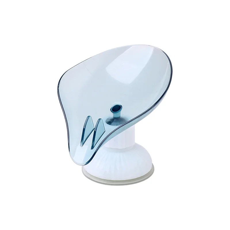 

Leaf Shape Soap Holder Soap Dish For Bathroom Quick Drain Large Suction Cup Fixed Firmly Bathroom Storage Rack Soap Container