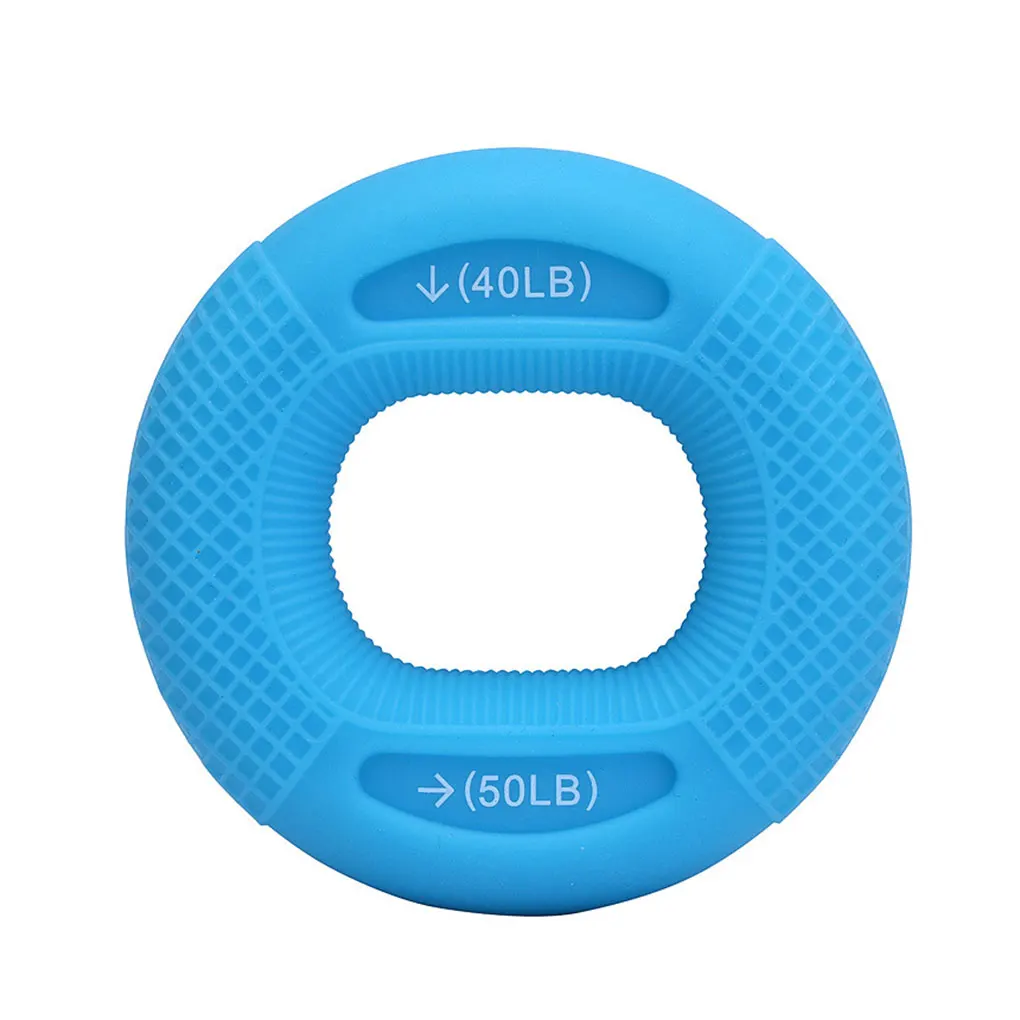

Silicone 20-80LB Gripping Ring Adjustable Hand Grip Finger Forearm Trainer Carpal Expander Muscle Workout Exercise Gym Fitness