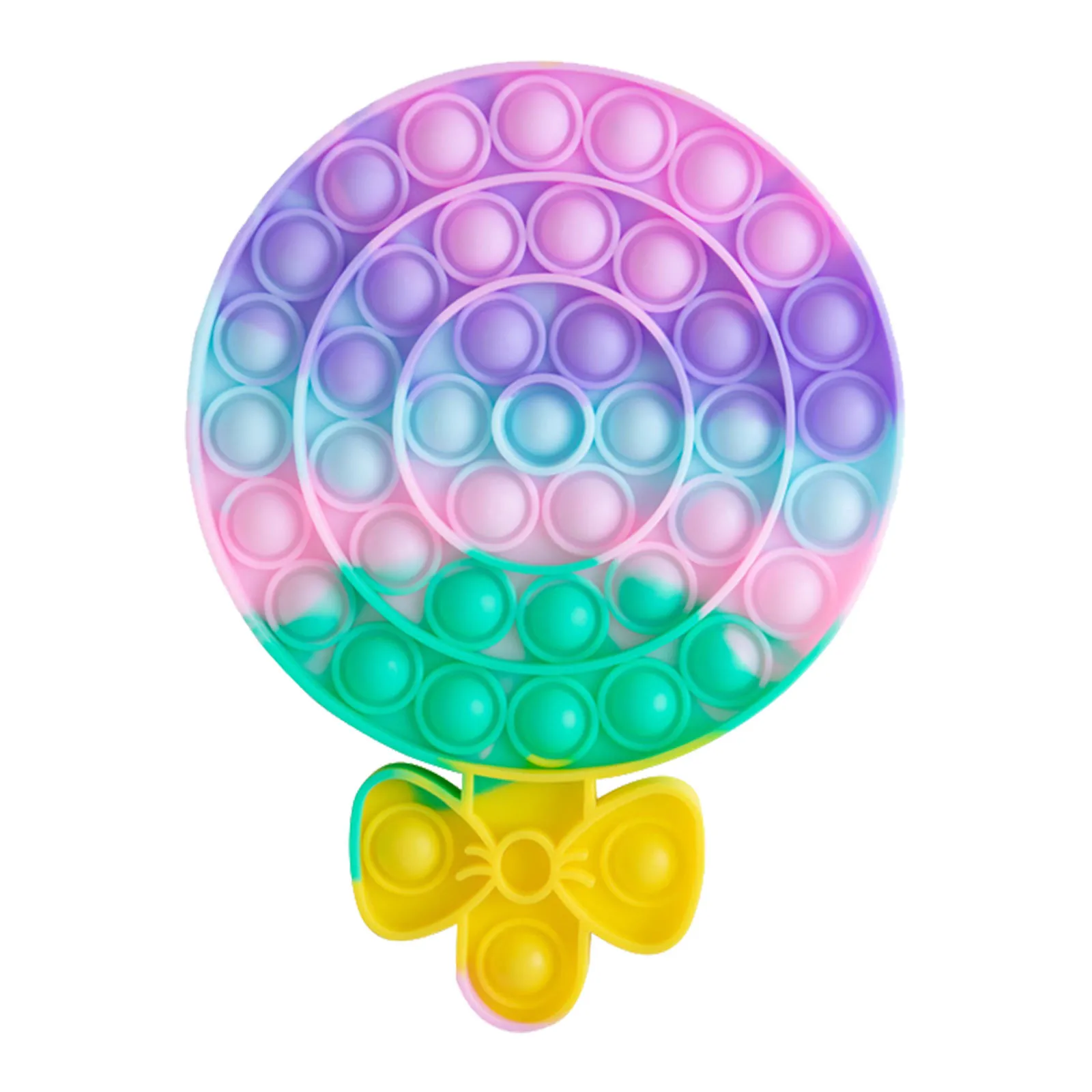 

Rainbow Push Bubble Fidget Sensory Toy Autism Special Needs Relief Toy Relief Funny Anti-stress Hand Toys zabawki dla dzieci