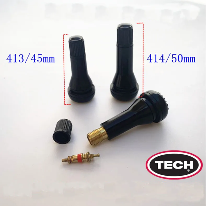 Автомобильный клапан TECH TR413 TR414 резиновая бескамерная шина аксессуары для колес |