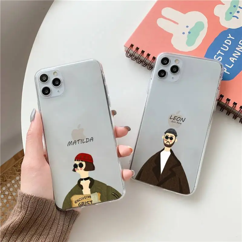 

Leon Phone Case Transparent for Clear iPhone case 11 12 mini pro XS MAX 8 7 6 6S Plus X 5S SE 2020 XR