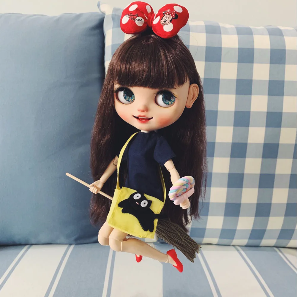 

neo Blyth Doll NBL 1/6 BJD Customized Frosted Face,big eyes Fashion girl makeup Ball Jointed Doll with Live texture 10.28