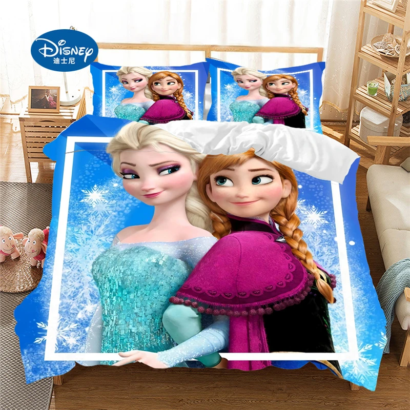 Disney Frozen/Детский Комплект постельного белья Анна и королева Эльза для девочек
