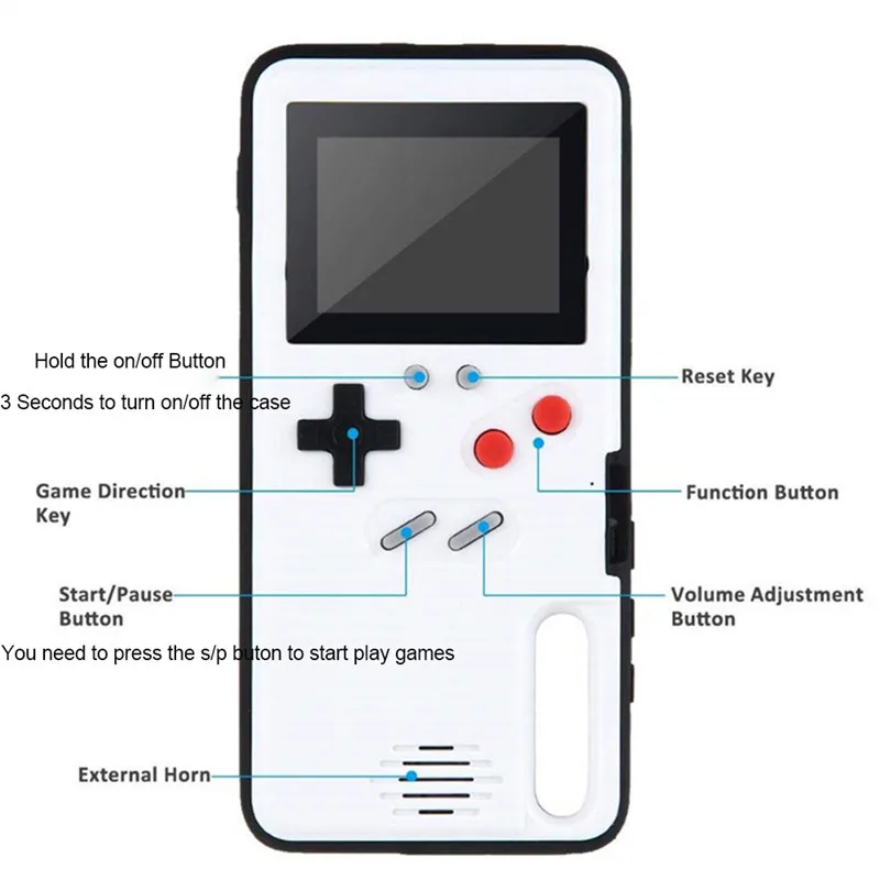 Воспроизводиться Gameboy чехол для Samsung Галактики S10 S20 ультра Примечание 10 Plus Note 20