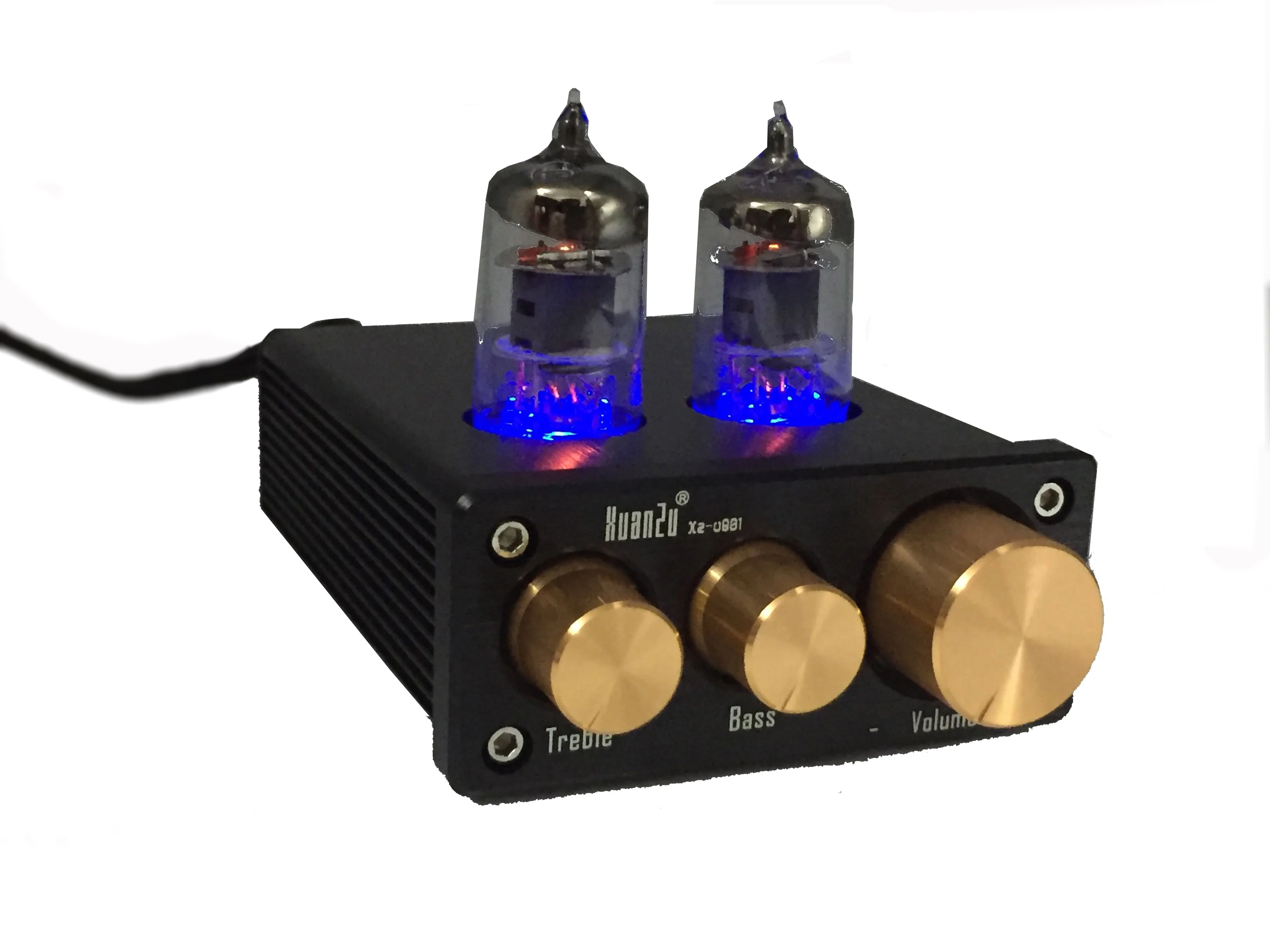 Preamplifier U801 6J1 tube desktop power amplifier audio treble and bass gain pure preamplifier HiFi AMP | Электроника