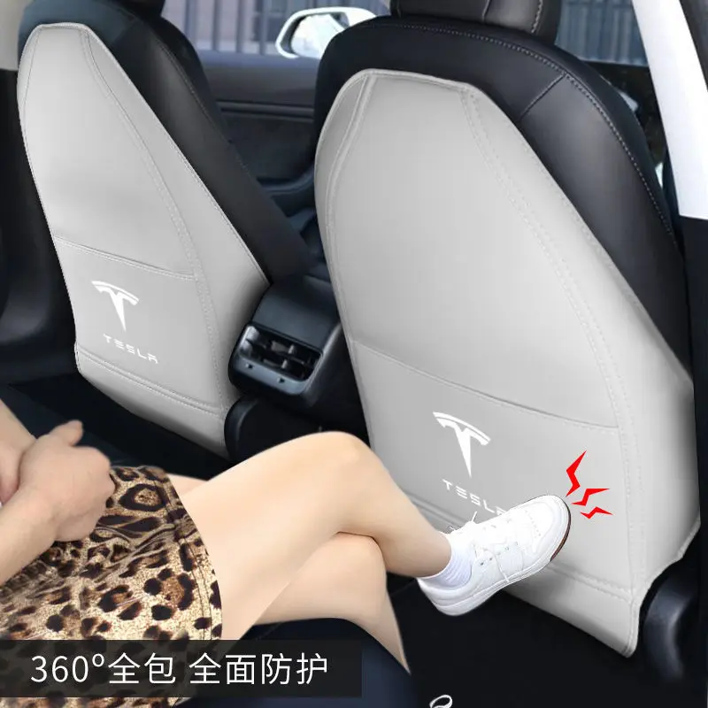 

Защитный коврик для заднего сиденья Tesla Model 3 Y из микрофибры и кожи