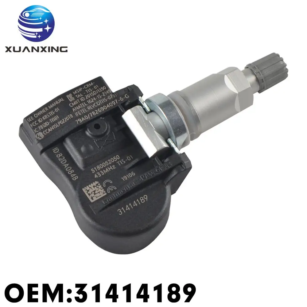 Система контроля давления в шинах OEM 31414189 TPMS 433 МГц для Volvo C30 C70 S40 S60 S70 S80 V40 V50 V60 XC60