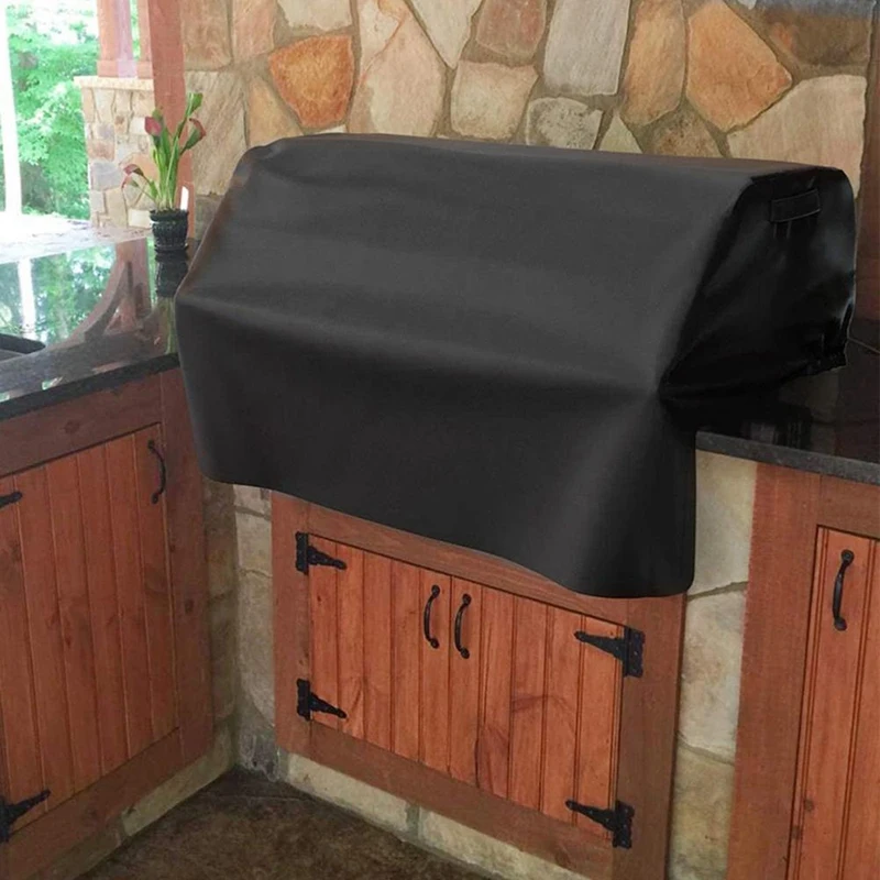

37 Inch Built-in Grill Cover 210D Oxford Cloth Waterproof Barbeque Grill Cover 37inch(W) x 27inch(D) x 24inch(H)