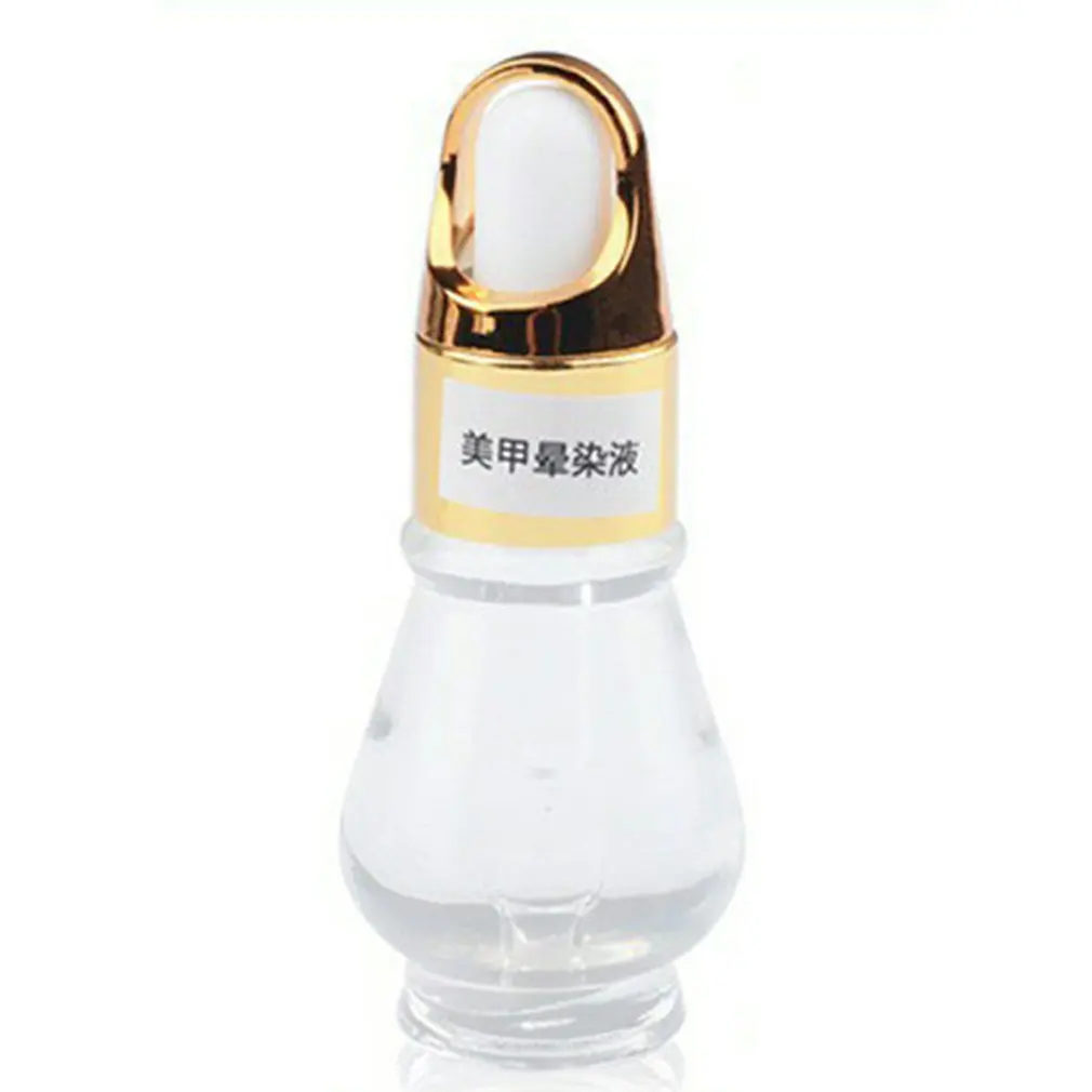 Water Marble Nails Amber Pattern Essential Oil Bottle Professional Manicure Needed Nail Tools For UV Nail Gel Polish