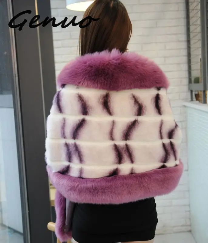 New Bridal Jacket Coat Faux Fur Women Wedding Shawl Evening Party Dress Wraps Fur Shoulder Capes Slim Lady Fake Fur Cloak