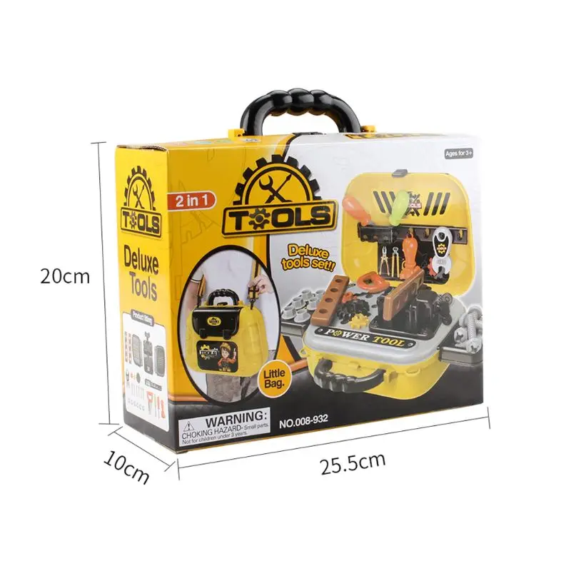 

Simulated Tools Shoulder Bag Set Pretend Play Suitcase for Kids Children Intelligence Educational Toys Birthday Gifts