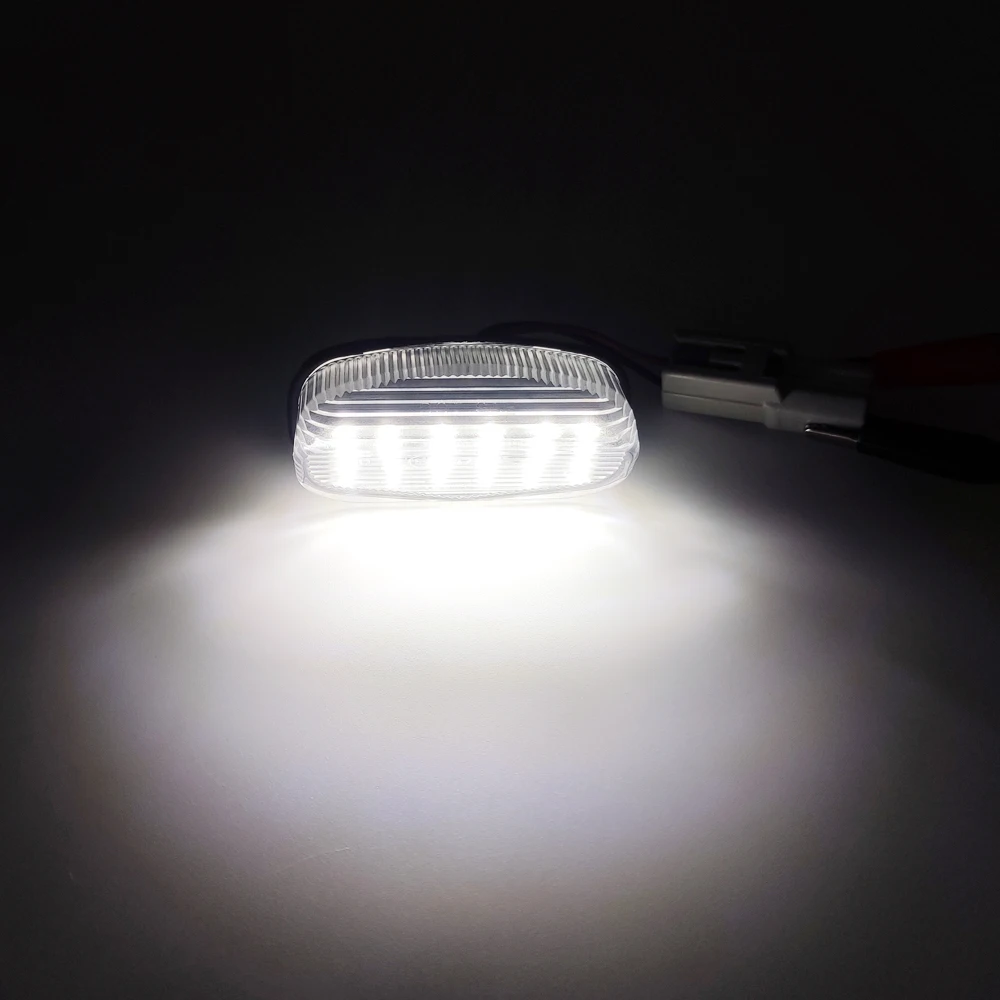 

2Pcs For Honda XR-V 2015-up High Brightness White LED License Plate Light Number Plate Lamp