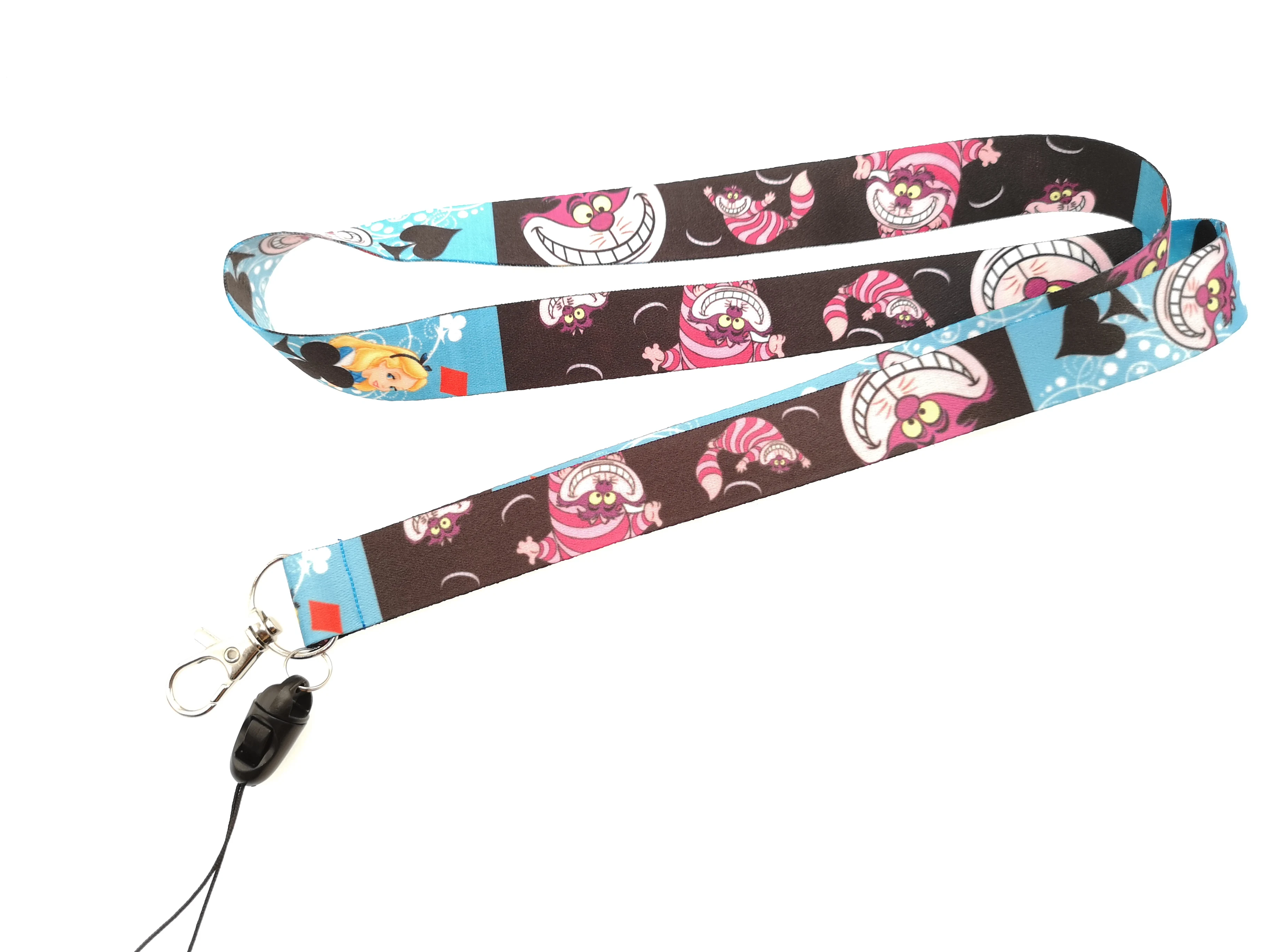 Новый мультфильм 1 шт. Алиса в стране чудес ключ бейдж со шнурком ID Держатели карт