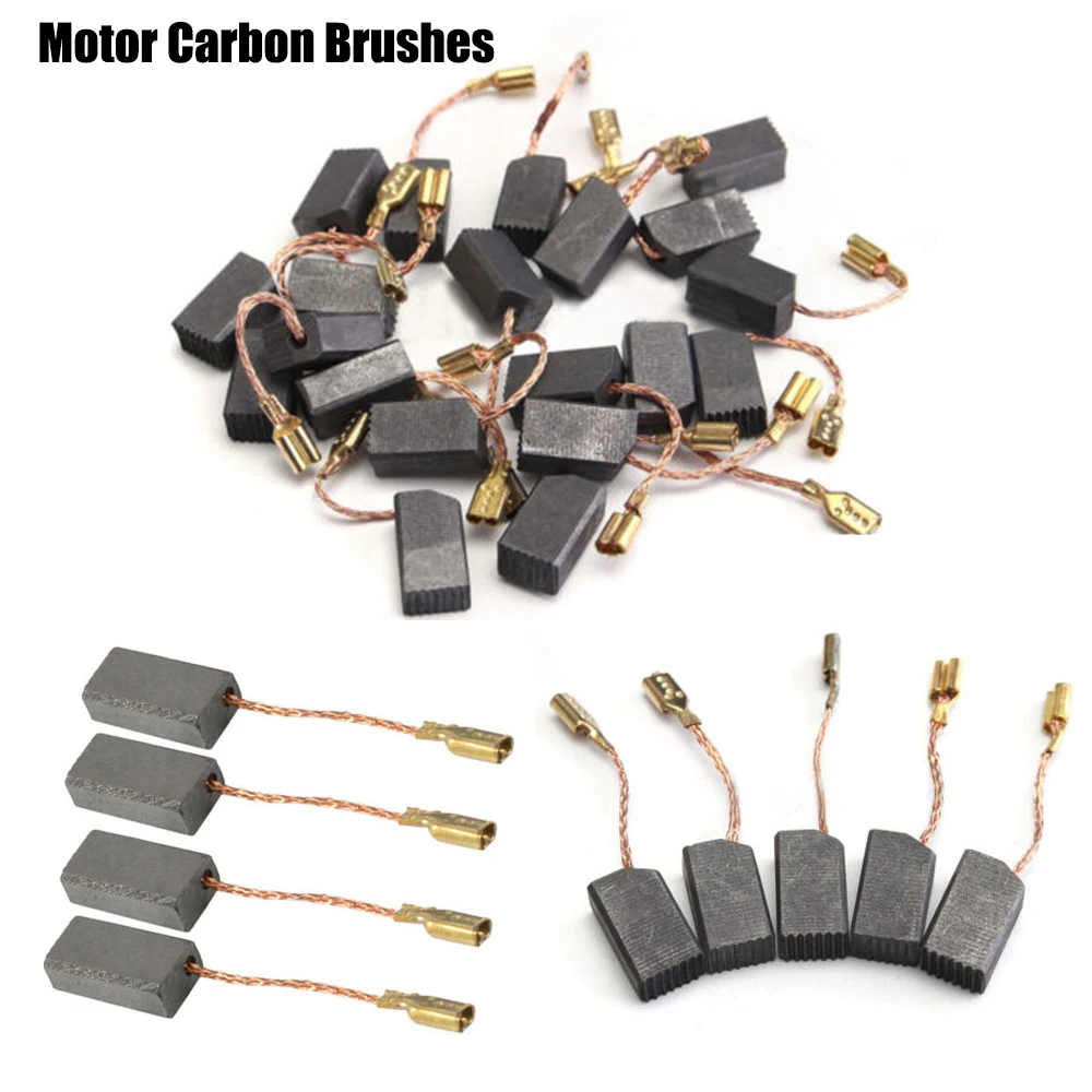 Набор графитовых медных угольных щеток DAYFULI 10 шт. 6 1*7 8*13 мм плотный медный провод