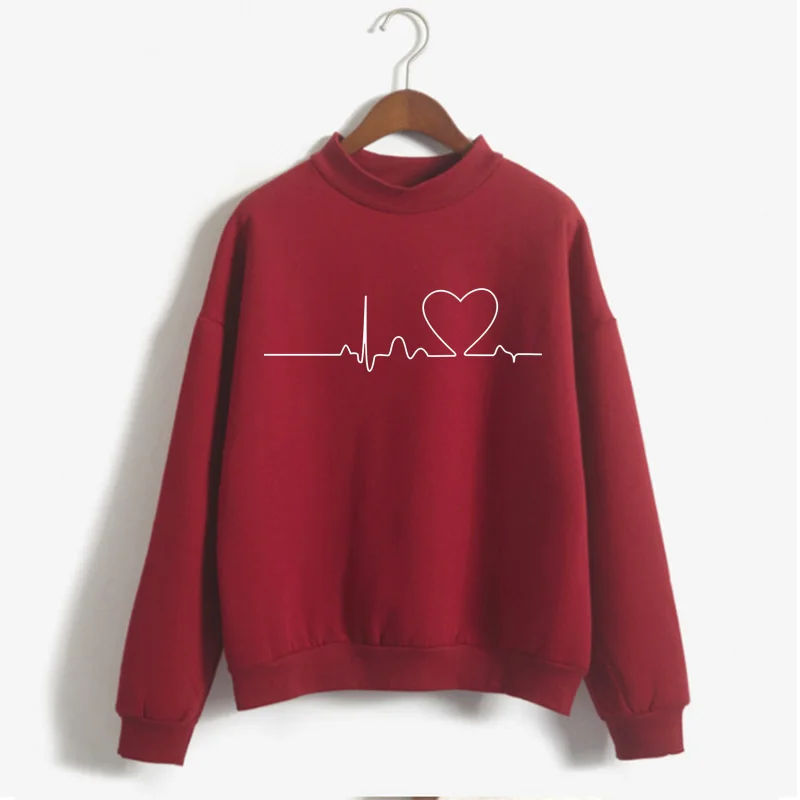 2020 Новая Женская Толстовка Повседневная японская мода с принтом Love топы футболки