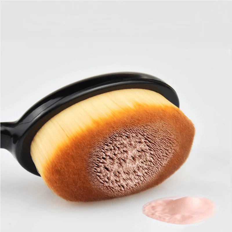 Горячая Черная мягкая Кисть для макияжа зубная щетка Тип Профессиональные кисти