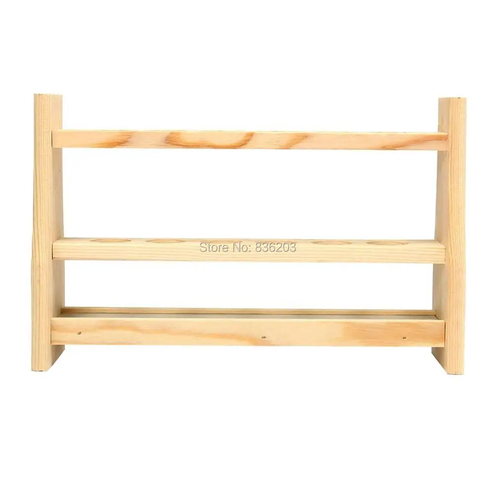 6 отверстий деревянная стойка для пробирок 25 мм держатель испытаний подставка