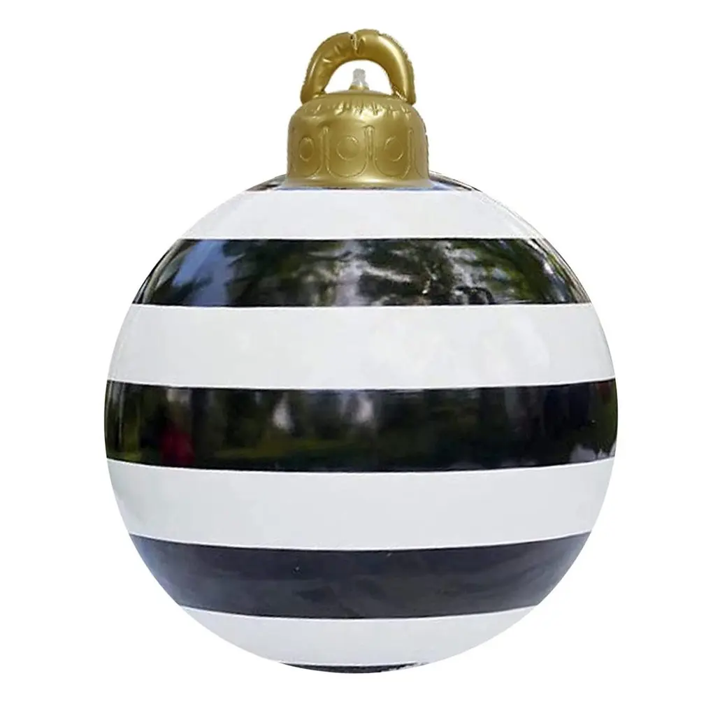 

Рождественский шар 60 см, украшение для сада и двора, украшение для рождественской елки, уличный Рождественский Декоративный Надувной Шар, р...