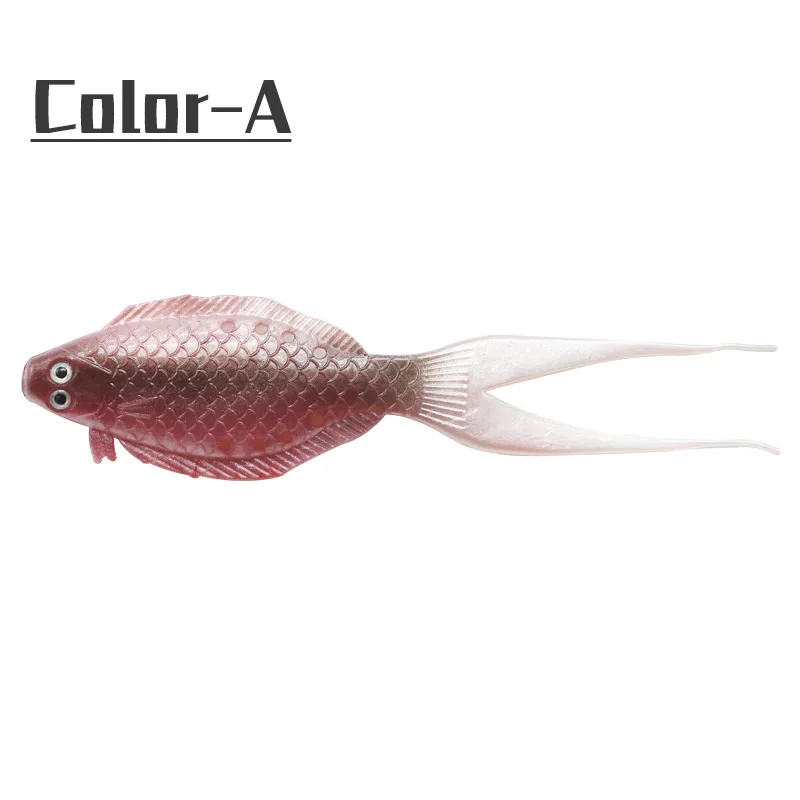 2 шт. 12 82 см/7 6 г двойный Разделение хвост рыболовные приманки рыболовная приманка