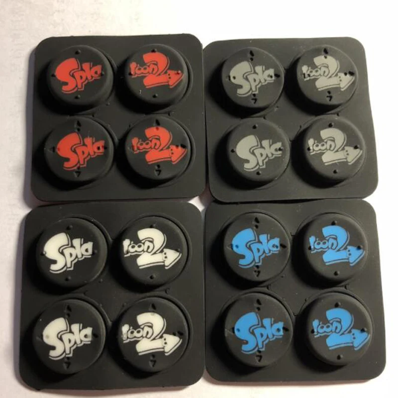 Силиконовый чехол для джойстика Nintendo Switch Splatoon 2 Game NS JoyCon Controller Joy Con Joypad|Запасные