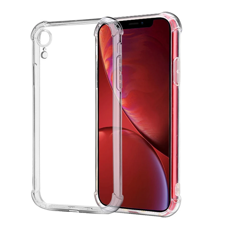 For iPhone XR Clear Case Air-bag Protect Soft TPU Transparent Phone Cover for 6 6S Plus 7 8 X XS Max |