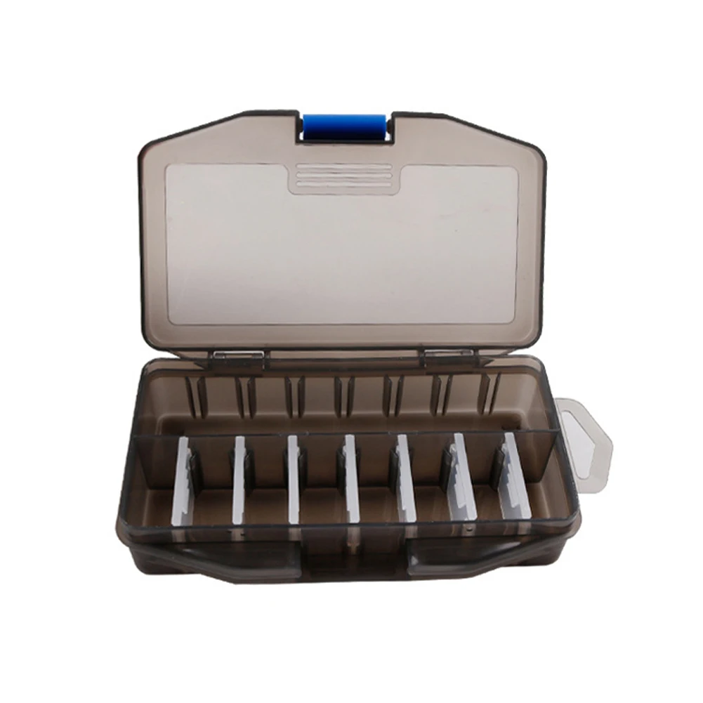 

Plastic Fishing Tackle Box 10 Grids Removable Fishing Bait Lure Hook Holder Storage Case Fishing Accessories Tool Organizer