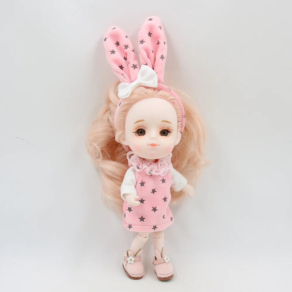 Одежда для 1/8 bjd кукла средняя DODO ob11 кукла милый мягкий костюм с головным убором Высококачественная мягкая одежда для 20 см bjd