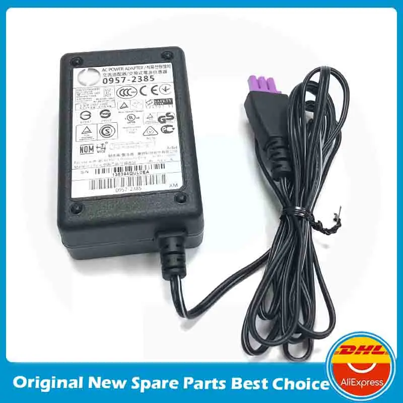 Оригинальный новый адаптер переменного тока питания принтера 22V 455mA AC DC зарядное