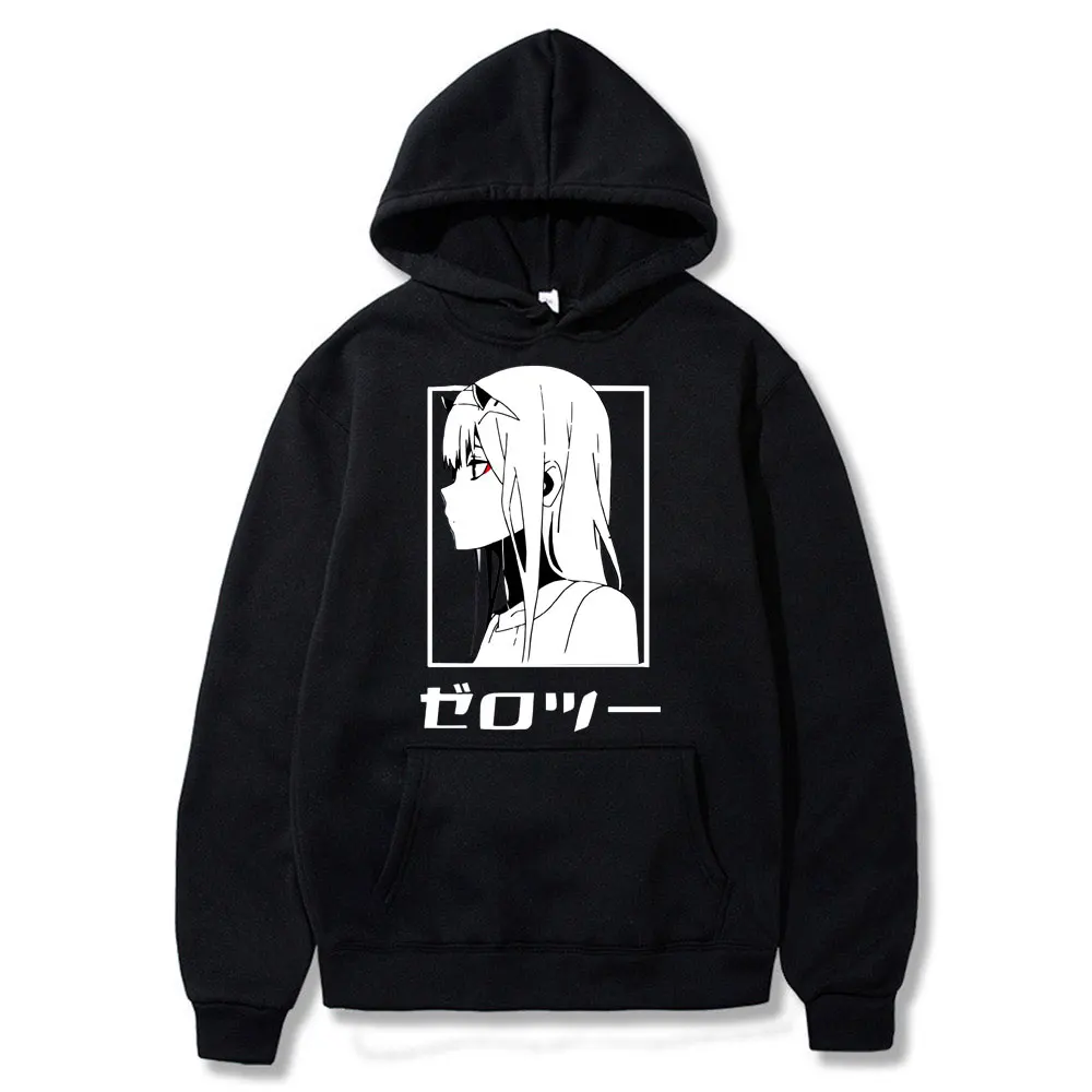 

Anime Zero Two Print Pullover Women Winter Sweatshirt Men Oversized Hoody Darling In The Franxx Costume Hoodie Harajuku Sudadera