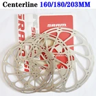 Велосипедный дисковый тормозной ротор Центральная линия 160 мм 180 мм 203 мм Гидравлический Тормозной диск из нержавеющей стали для горного и дорожного велосипеда