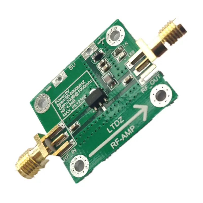 

RF Power Amplifier Board 50M-6000Mhz Transmitter Circuit Module 20dB SBB5089
