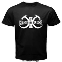 2018 d heroes del silencio rock band logo design popular t shirt hipster tops cool short sleeve tees