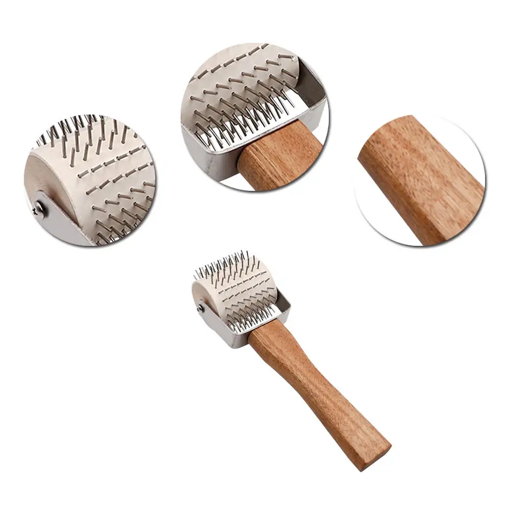 Uncapping из нержавеющей стали игольчатый ролик мед извлечение пчела расческа