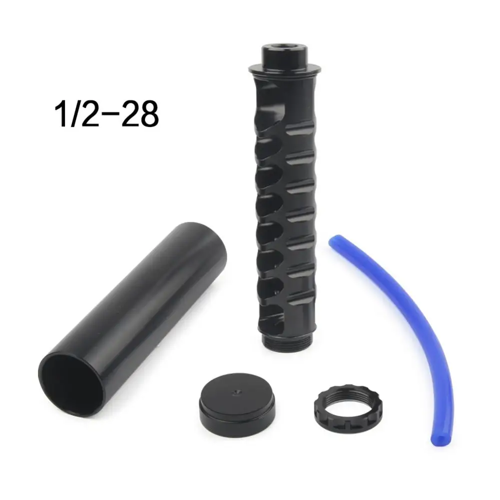 1 2 28 Black Автомобильный топливный фильтр спиральный 1/2-28 или 5/8-24 одножильный титановый автомобильный топливный фильтр с трубкой для топлива NAPA 4003 WIX 24003 - Цвет: 1 2 28 Black