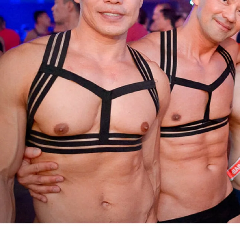 Эротическое нижнее белье для мужчин эластичные Бандажи Короткие стринги без