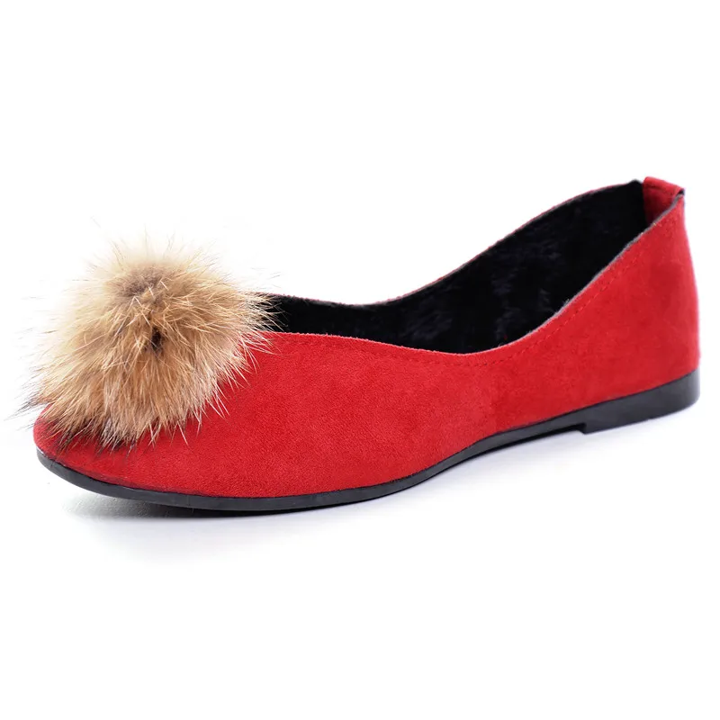 Hee grand/женские модные повседневные туфли на плоской подошве слипоны из флока