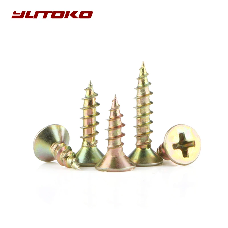 Саморезы YUTOKO 100 шт. с крестообразной головкой винты для сухих стен жесткой
