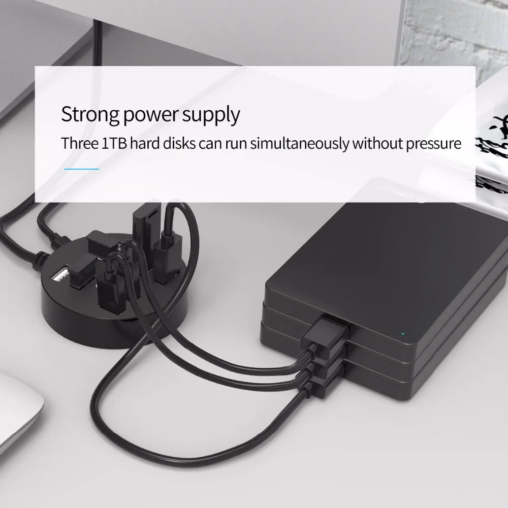 ORICO Мульти 8 портов USB 2 0 концентратор Высокоскоростной мини сплиттер адаптер с