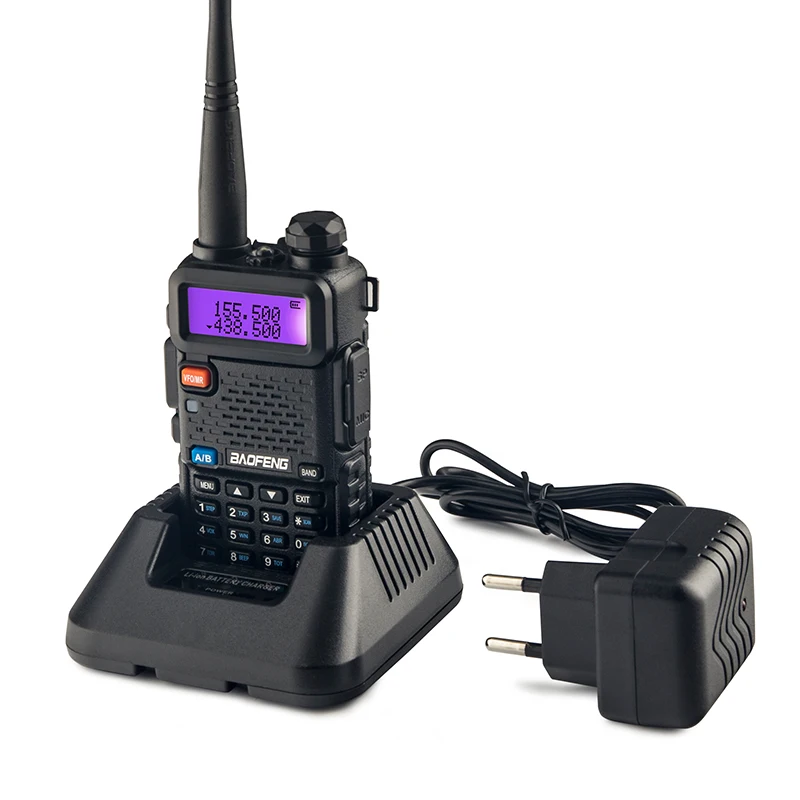 Baofeng UV-5R рация UV5R CB радиостанция 8 Вт 10 км 128 каналов УКВ Двухдиапазонная